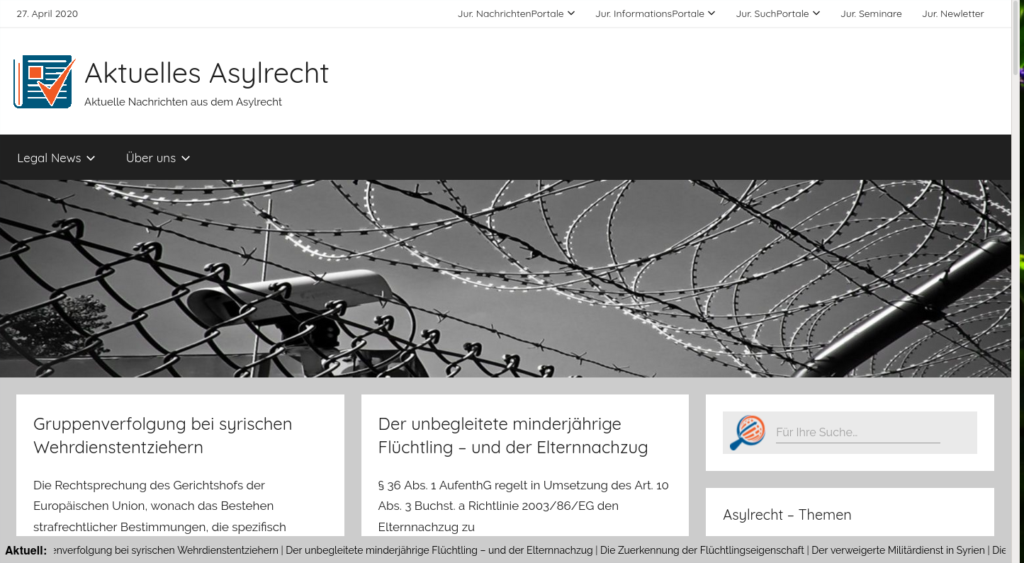 Aktuelles Asylrecht