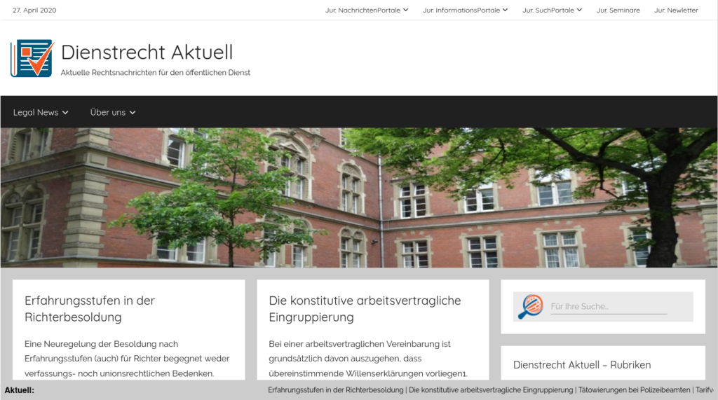 Dienstrecht Aktuell