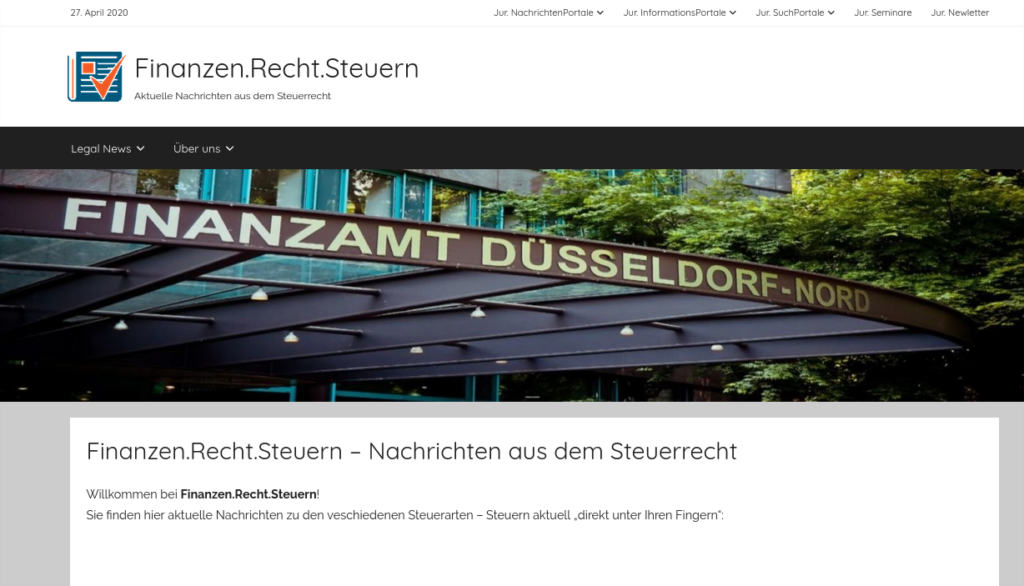 Finanzen Recht Steuern