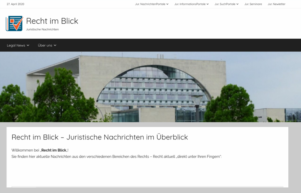 Recht Im Blick