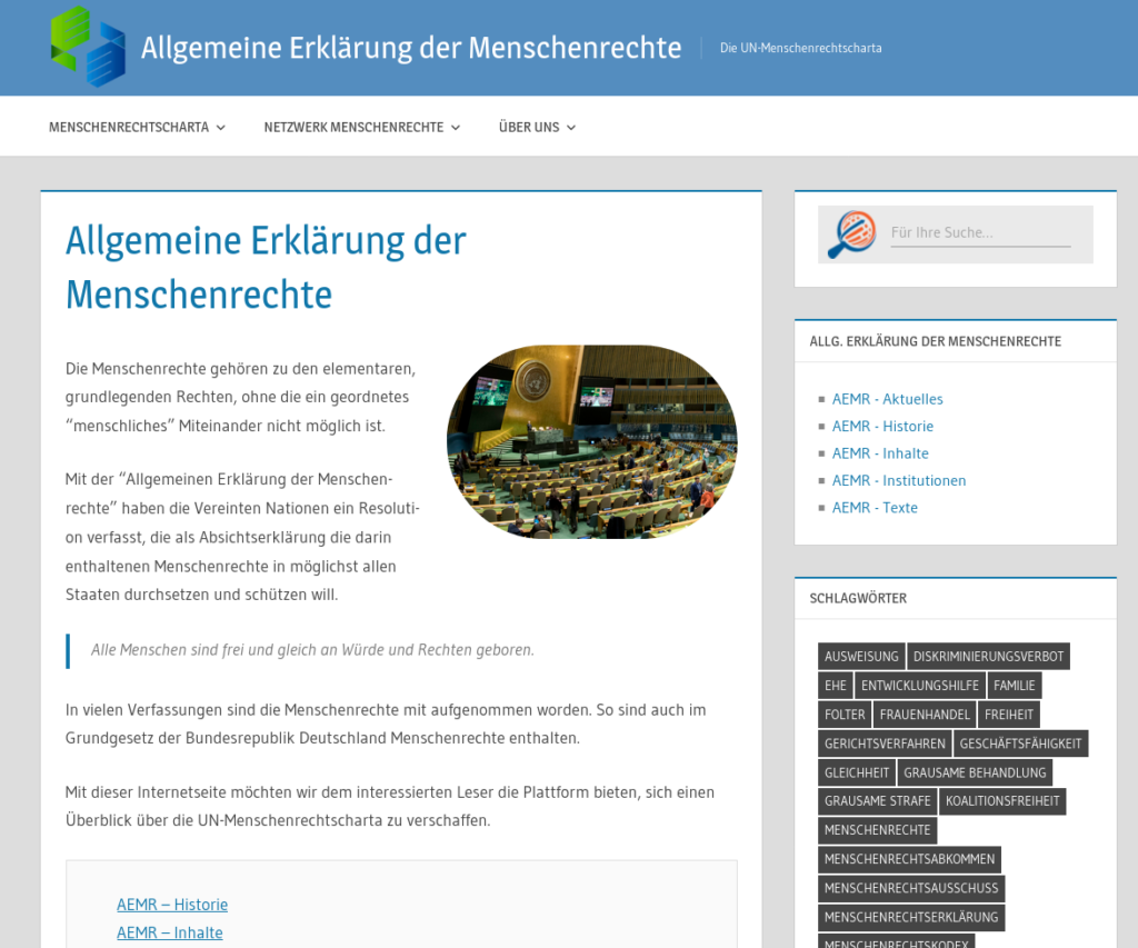 Allgemeine Erklärung der Menschenrechte