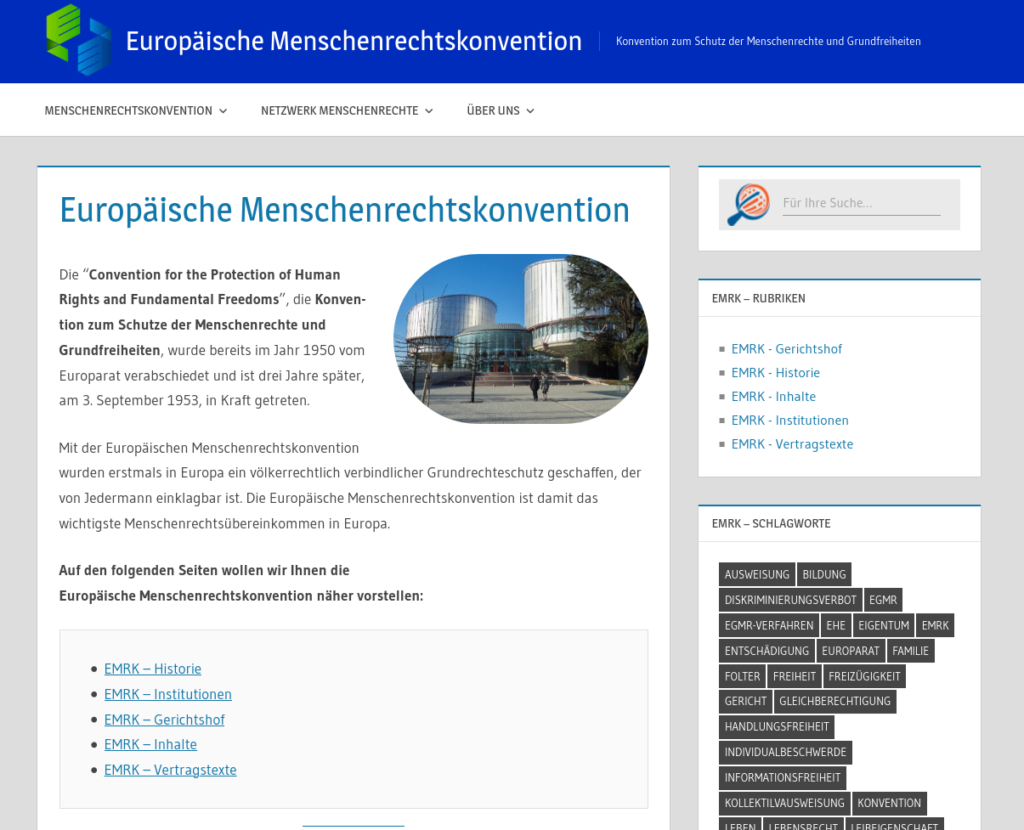 Europäische Menschenrechtskonvention