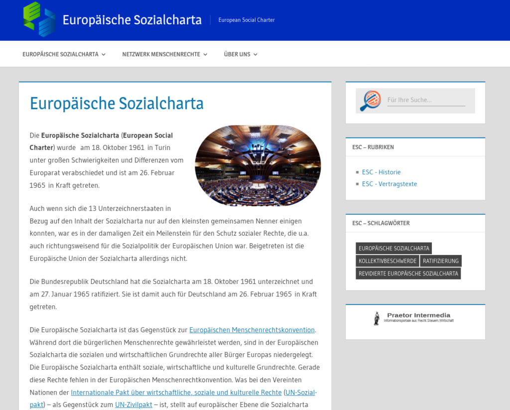 Europäische Sozialcharta