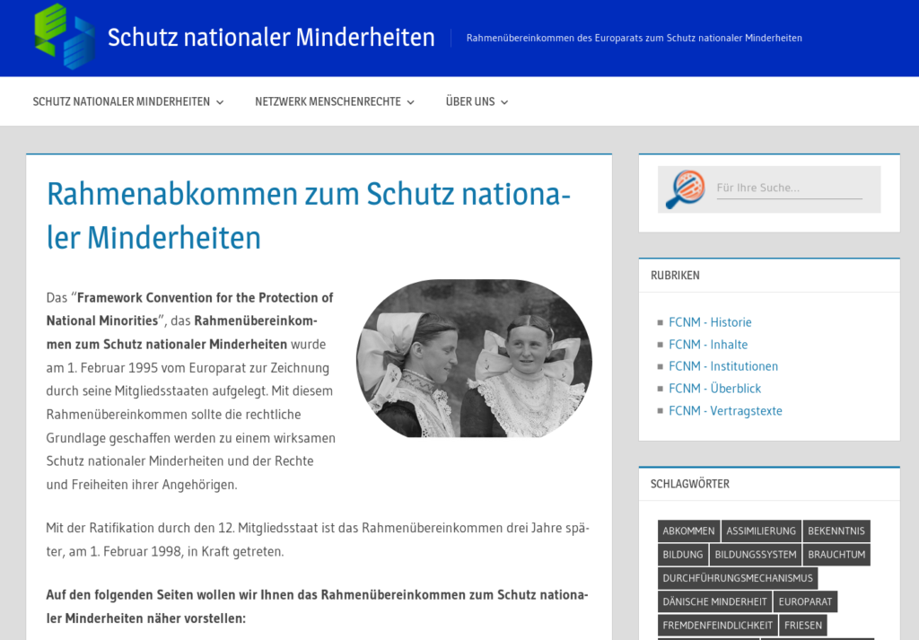 Schutz nationaler Minderheiten
