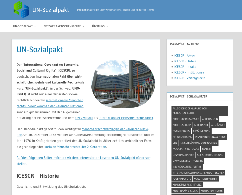 UN-Sozialpakt
