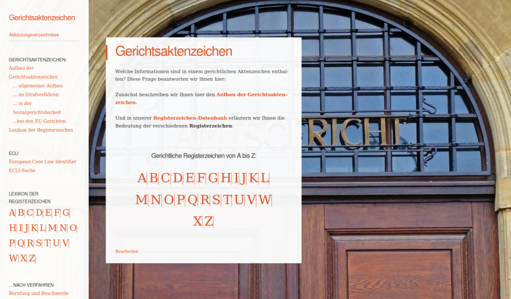 Gerichtsaktenzeichen