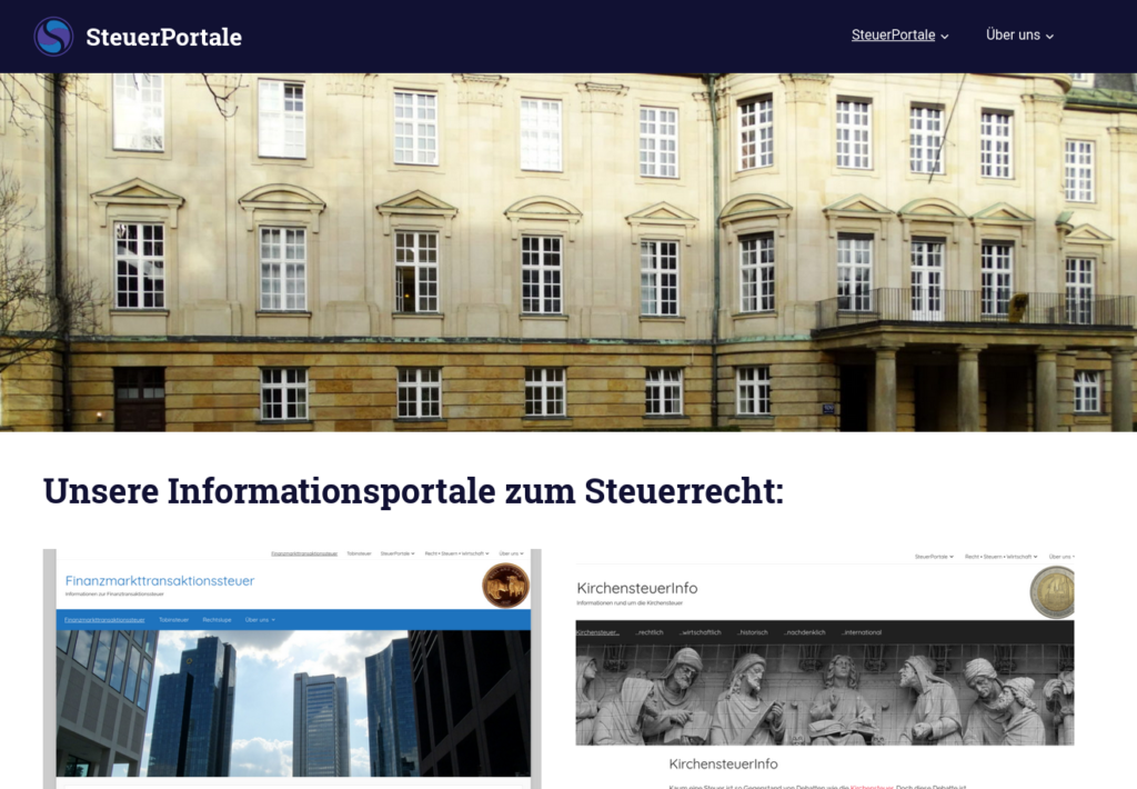 Steuerportale