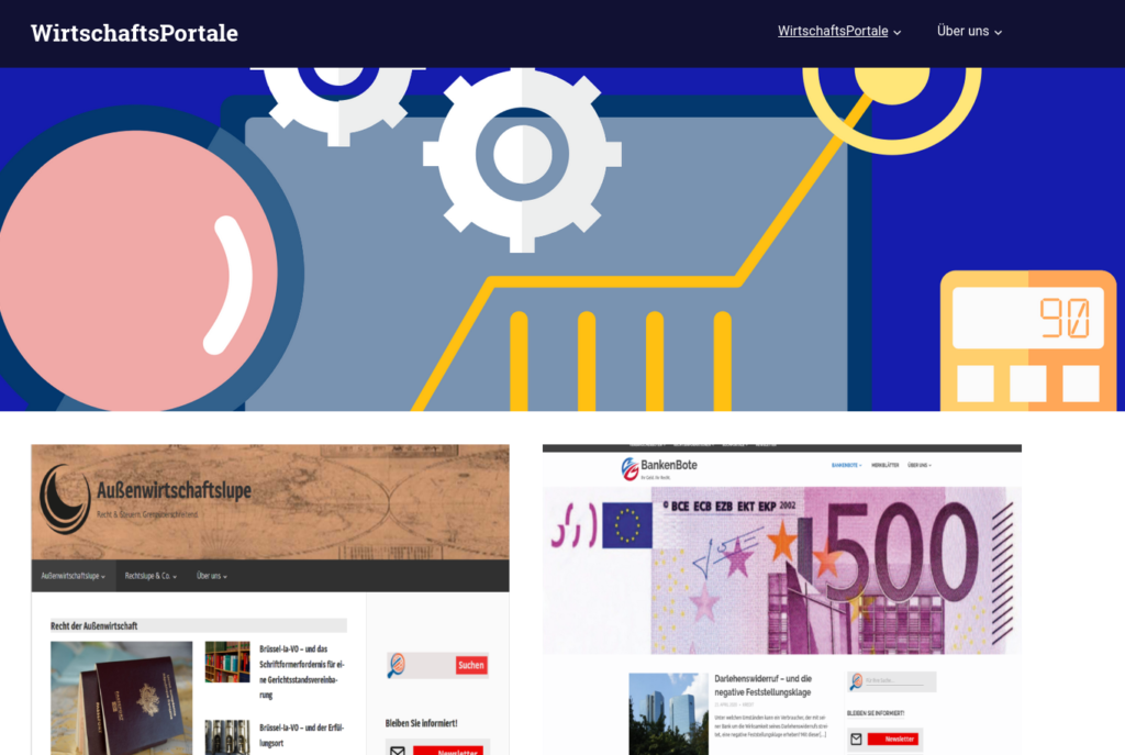 Wirtschaftsportale